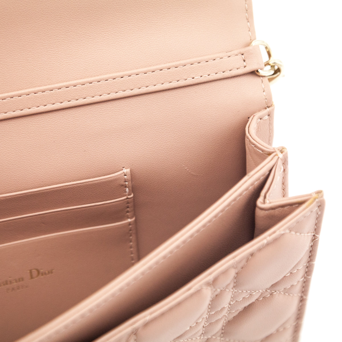 Dior Powder Beige Lambskin Cannage My Dior Mini Bag - Love that Bag etc - Preowned Authentic Designer Handbags Preloved Fashions