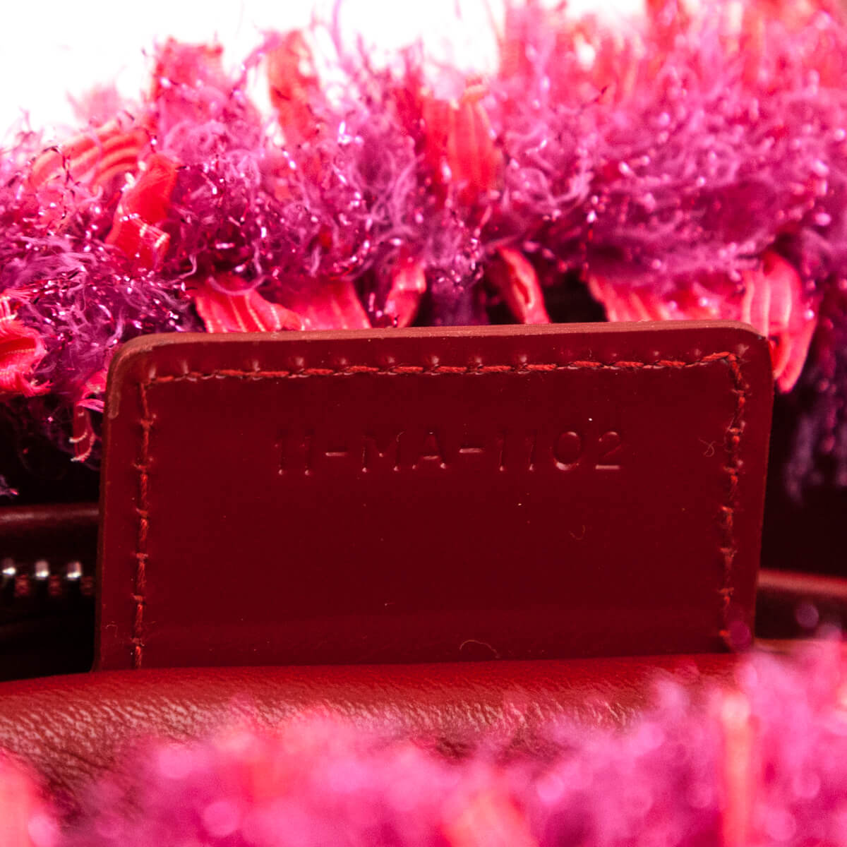 Dior Red Patent Pink Tweed Embellished Medium Lady Dior Bag - Love that Bag etc - Preowned Authentic Designer Handbags Preloved Fashions