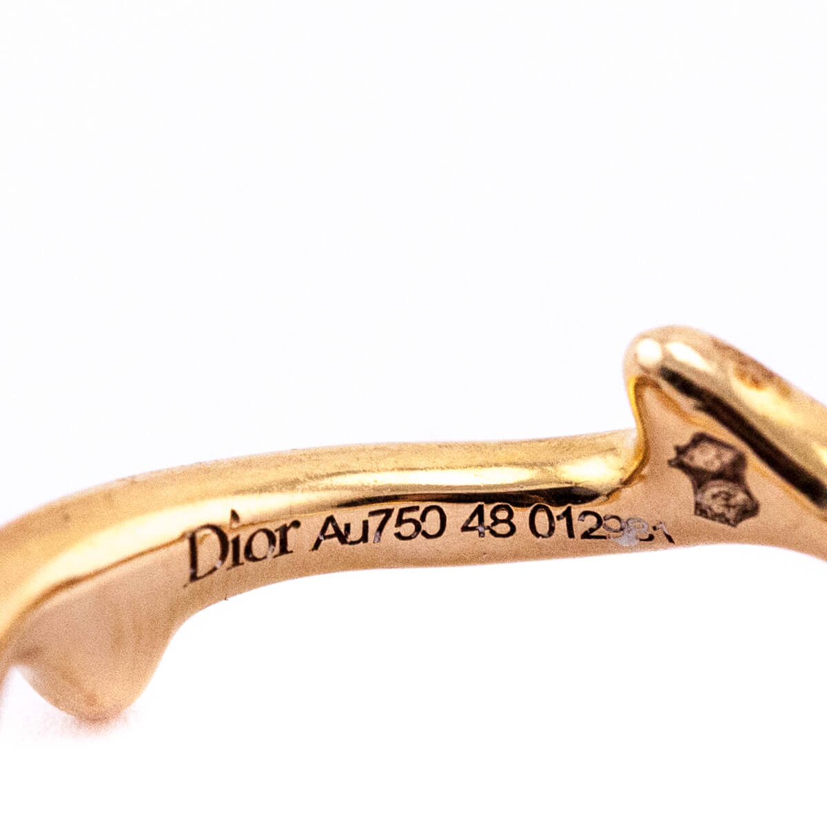 Dior 18K Rose Gold Bois de Rose Ring Size 4.5 - Love that Bag etc - Preowned Authentic Designer Handbags Preloved Fashions