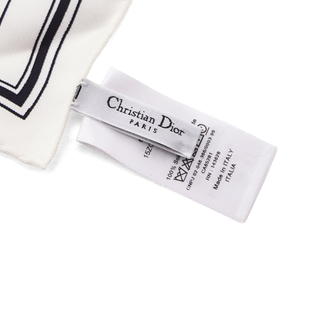 Dior White Silk Zodiac Scarf 90 - Love that Bag etc - Preowned Authentic Designer Handbags Preloved Fashions