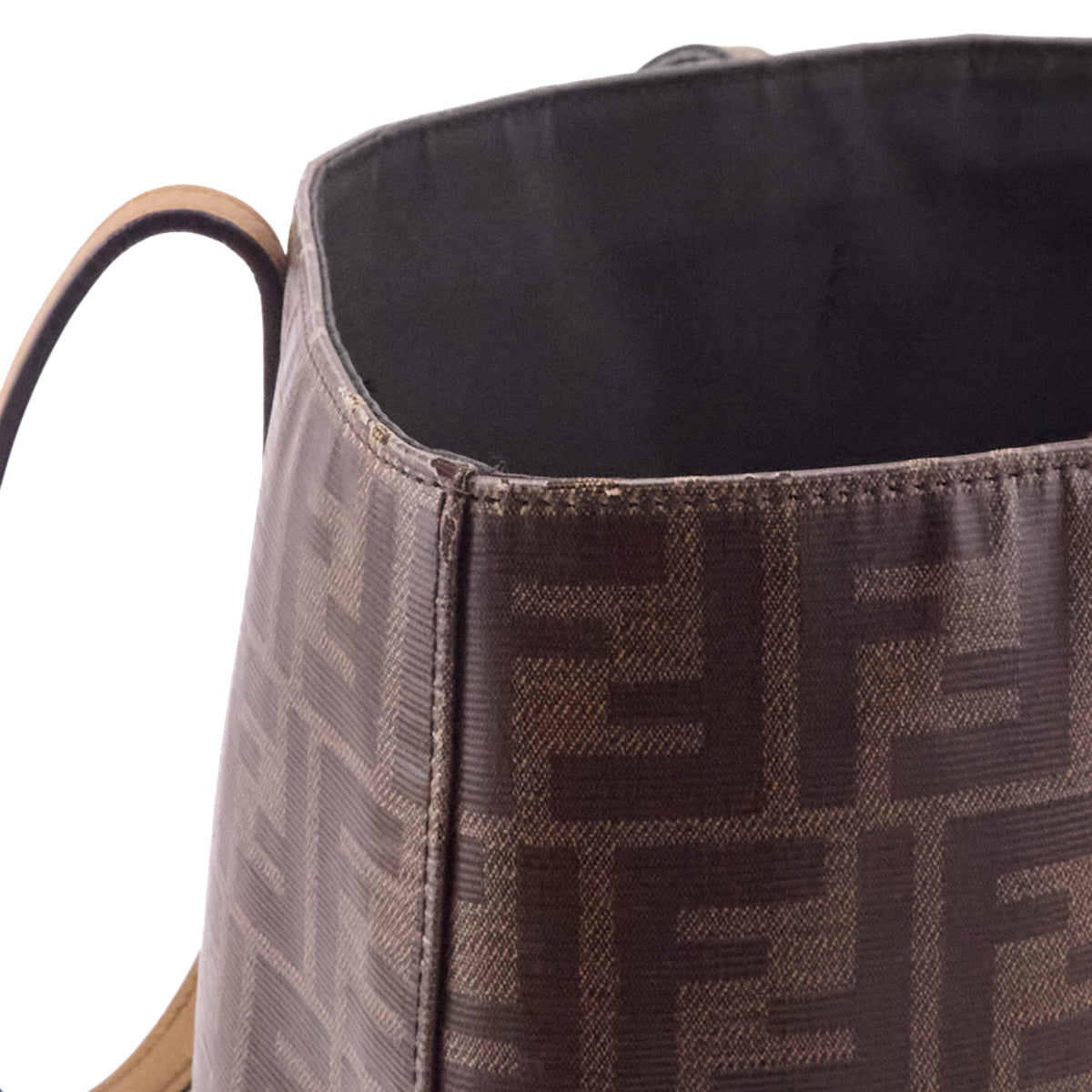 Fendi Camel Zucca Tote - Love that Bag etc - Preowned Authentic Designer Handbags Preloved Fashions