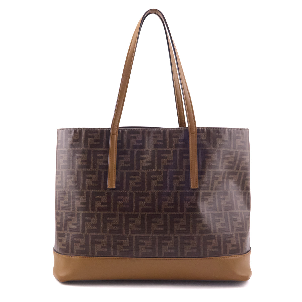 Fendi Camel Zucca Tote - Love that Bag etc - Preowned Authentic Designer Handbags Preloved Fashions