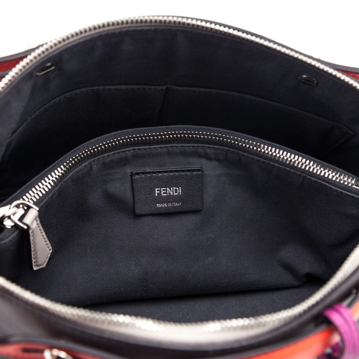 Fendi Multicolor Calfskin Small By The Way Boston Bag - Love that Bag etc - Preowned Authentic Designer Handbags Preloved Fashions