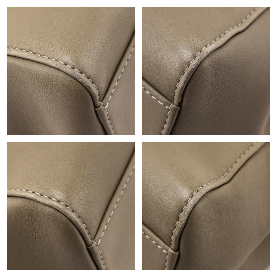 Fendi Tortora Nappa Mini Peekaboo Iconic Satchel - Love that Bag etc - Preowned Authentic Designer Handbags Preloved Fashions