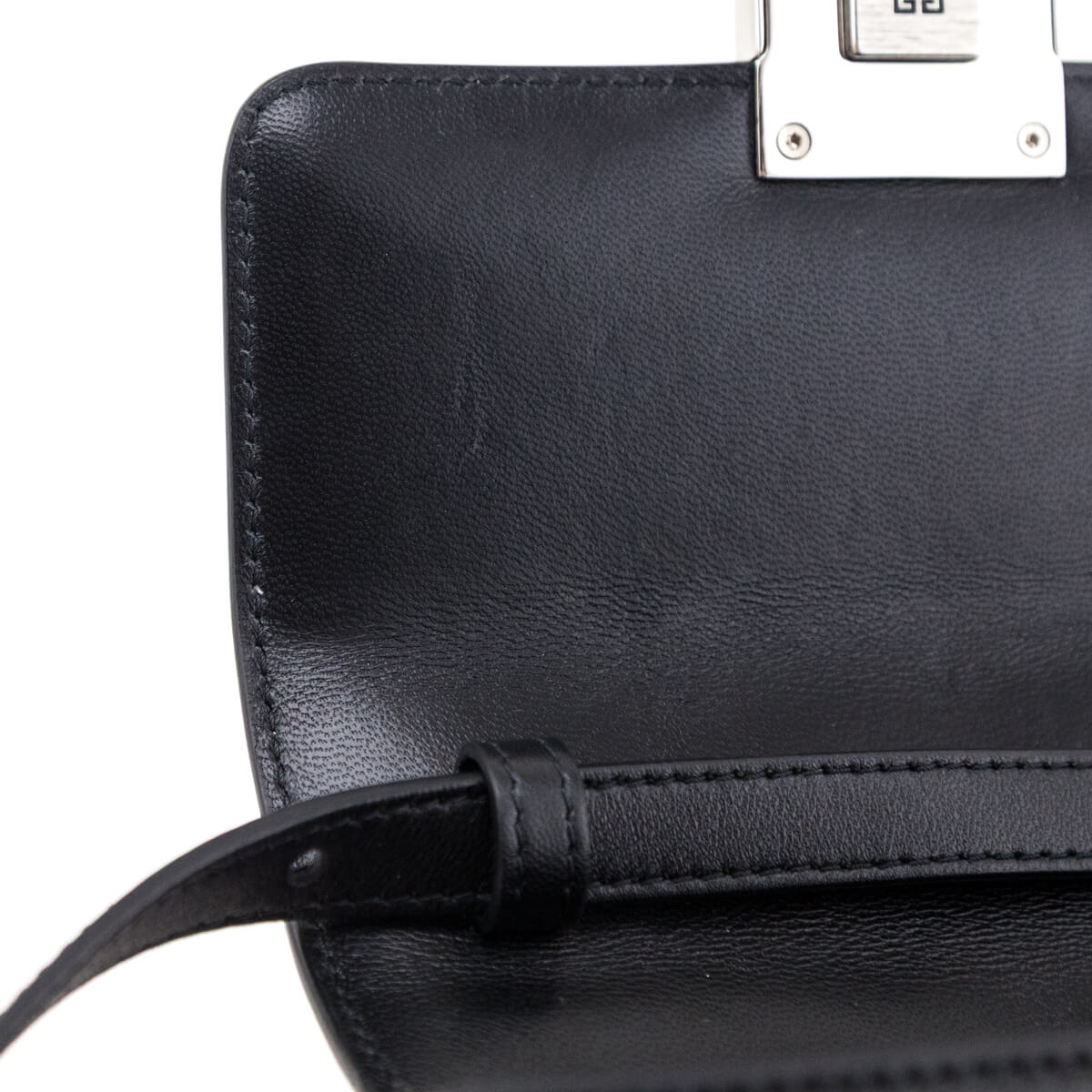 Givenchy Black Lambskin Quilted Small 4G Crossbody - Love that Bag etc - Preowned Authentic Designer Handbags Preloved Fashions