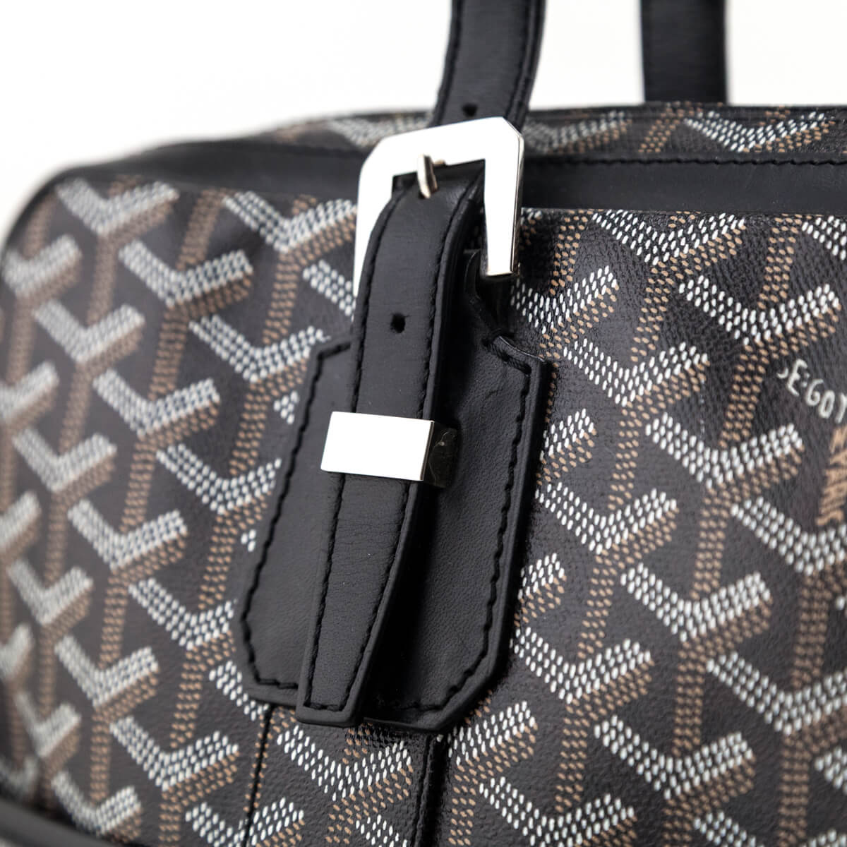 Goyard Black Goyardine Ambassade Briefcase PM - Love that Bag etc - Preowned Authentic Designer Handbags Preloved Fashions