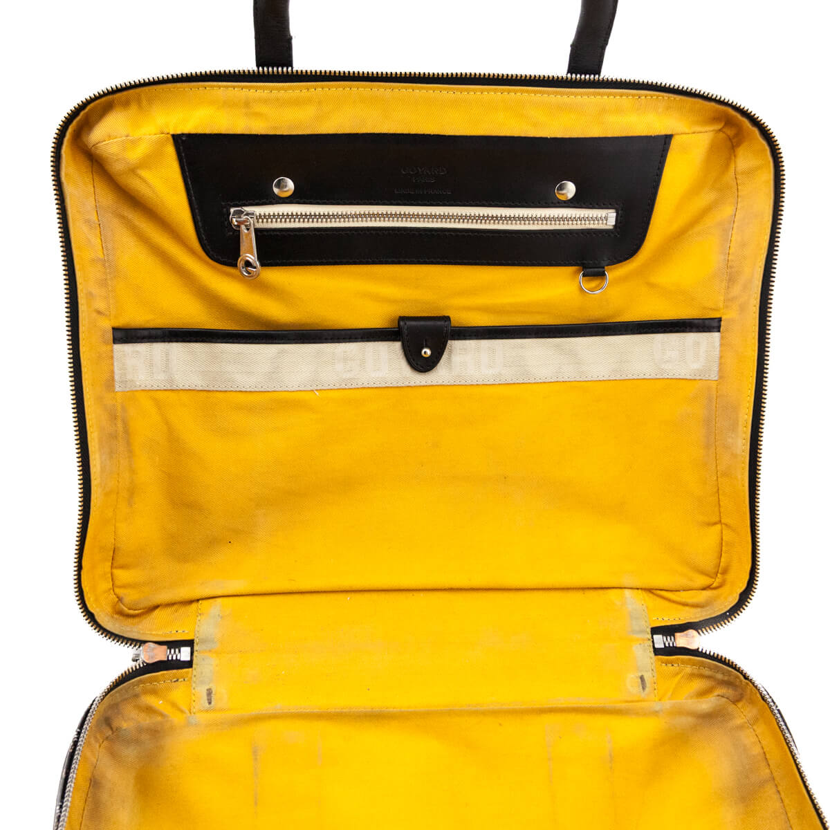 Goyard Black Goyardine Ambassade Briefcase PM - Love that Bag etc - Preowned Authentic Designer Handbags Preloved Fashions