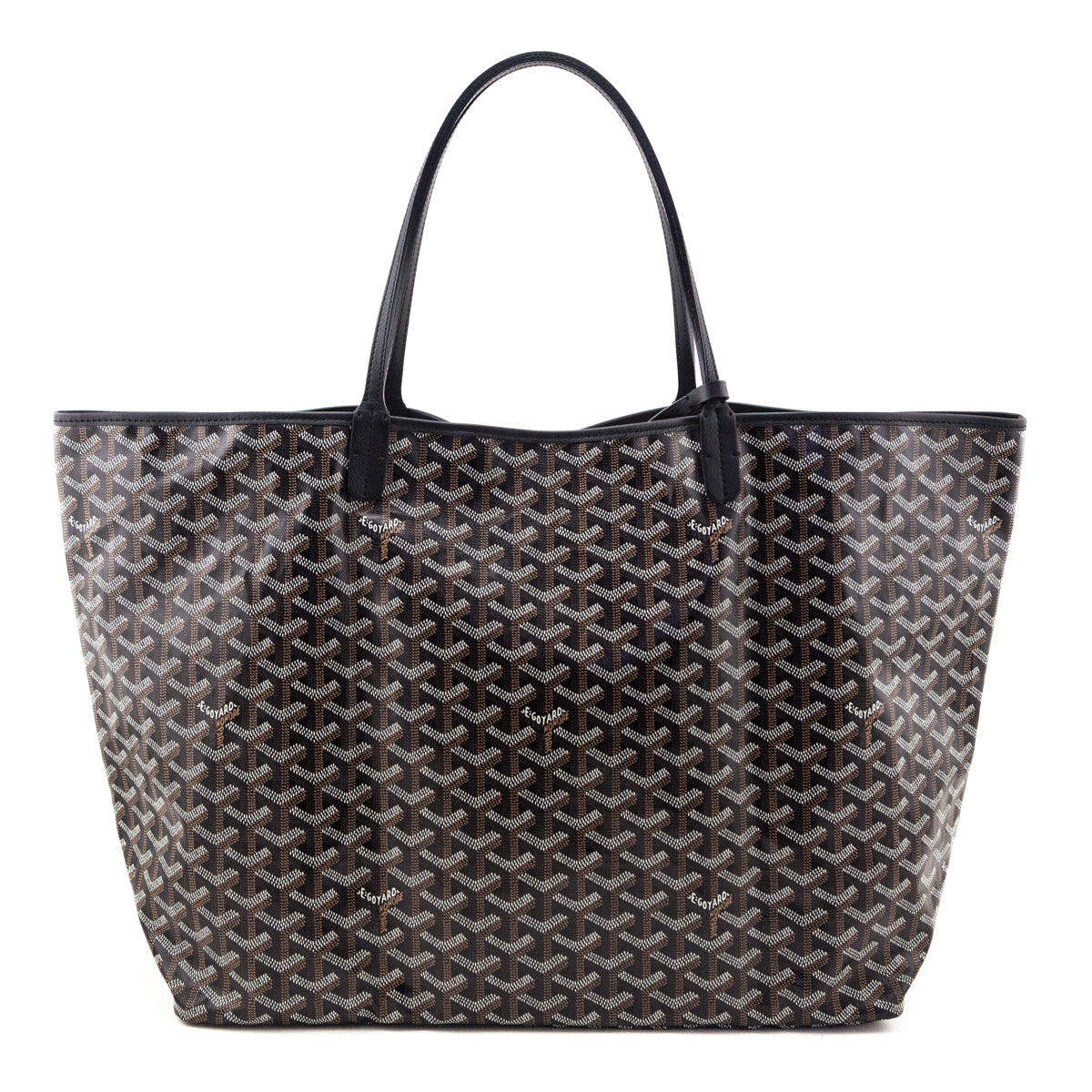 Goyard Black Goyardine Saint Louis GM - Love that Bag etc - Preowned Authentic Designer Handbags Preloved Fashions