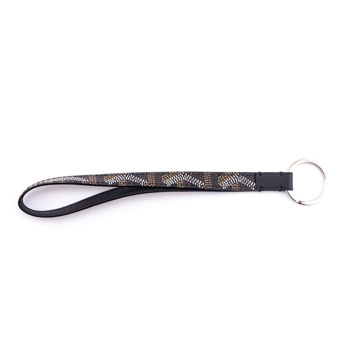 Goyard Black Goyardine Sesame Key Ring - Love that Bag etc - Preowned Authentic Designer Handbags Preloved Fashions
