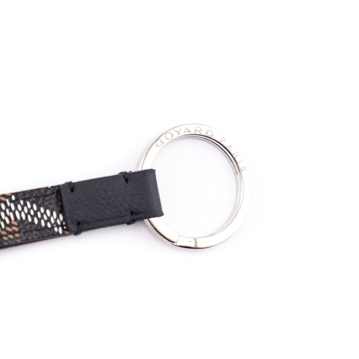 Goyard Black Goyardine Sesame Key Ring - Love that Bag etc - Preowned Authentic Designer Handbags Preloved Fashions
