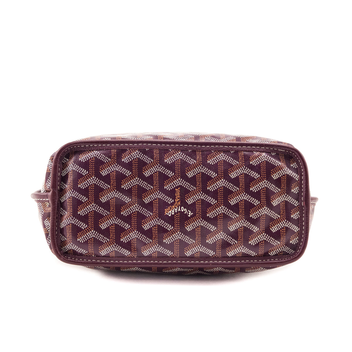 Goyard Burgundy Goyardine Reversible Mini Anjou - Love that Bag etc - Preowned Authentic Designer Handbags Preloved Fashions