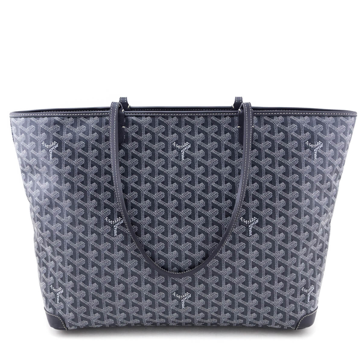 Goyard Gray Goyardine Artois MM Tote - Love that Bag etc - Preowned Authentic Designer Handbags Preloved Fashions