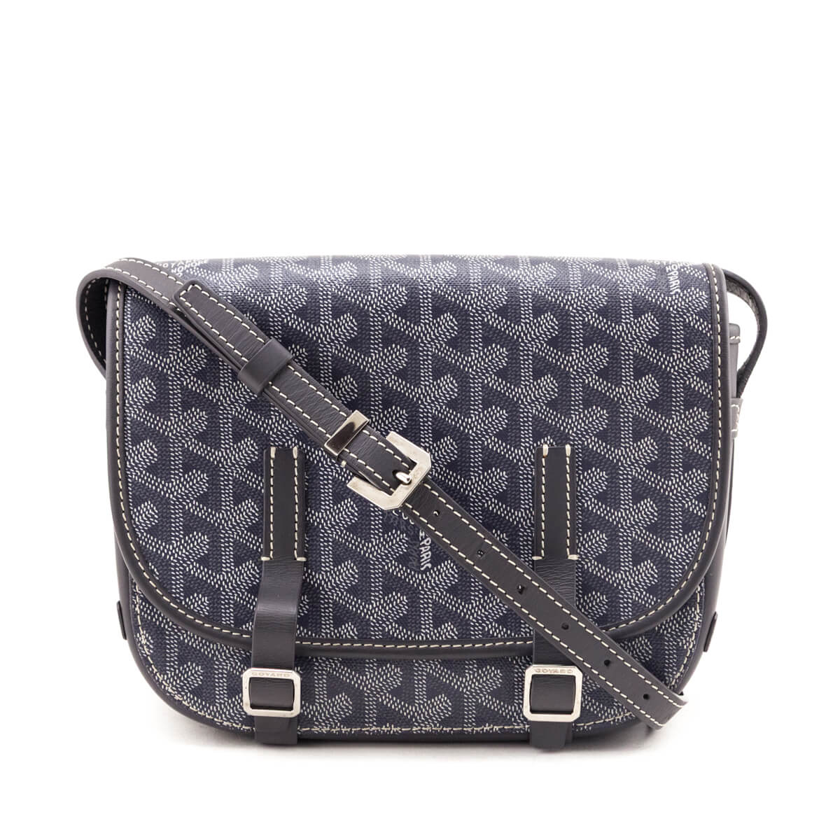 Goyard Grey Goyardine Belvedere PM Messenger Bag - Love that Bag etc - Preowned Authentic Designer Handbags Preloved Fashions