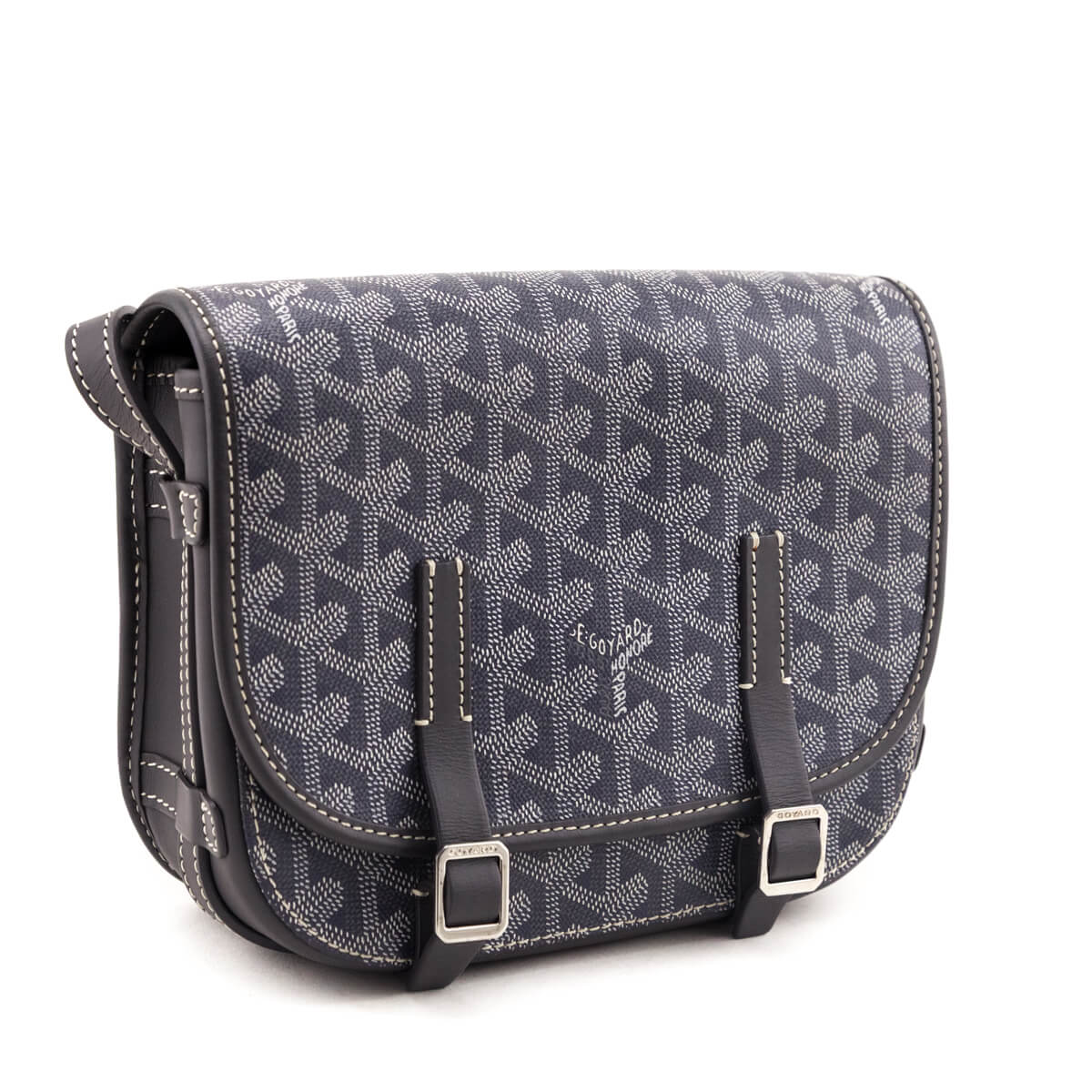 Goyard Grey Goyardine Belvedere PM Messenger Bag - Love that Bag etc - Preowned Authentic Designer Handbags Preloved Fashions