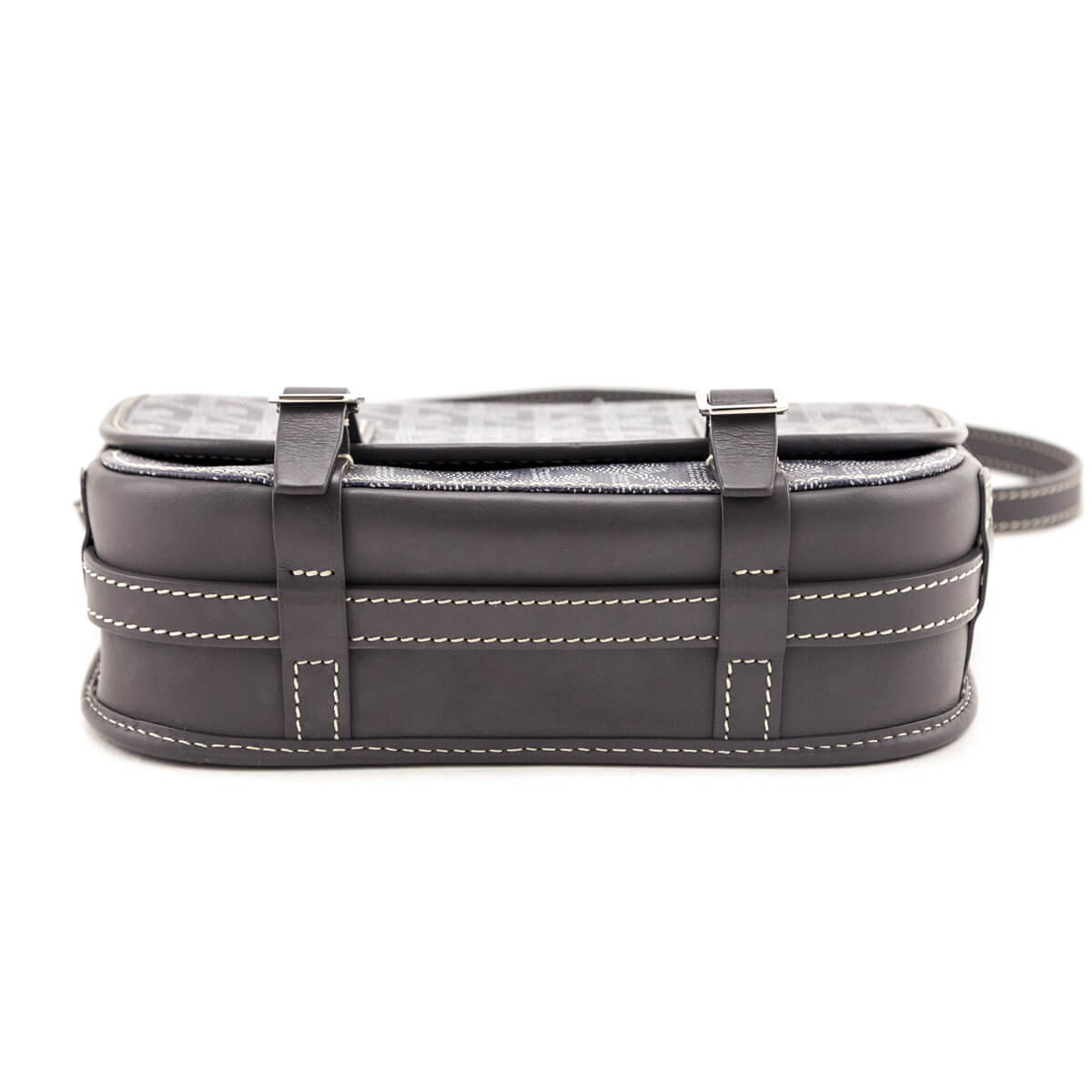 Goyard Grey Goyardine Belvedere PM Messenger Bag - Love that Bag etc - Preowned Authentic Designer Handbags Preloved Fashions