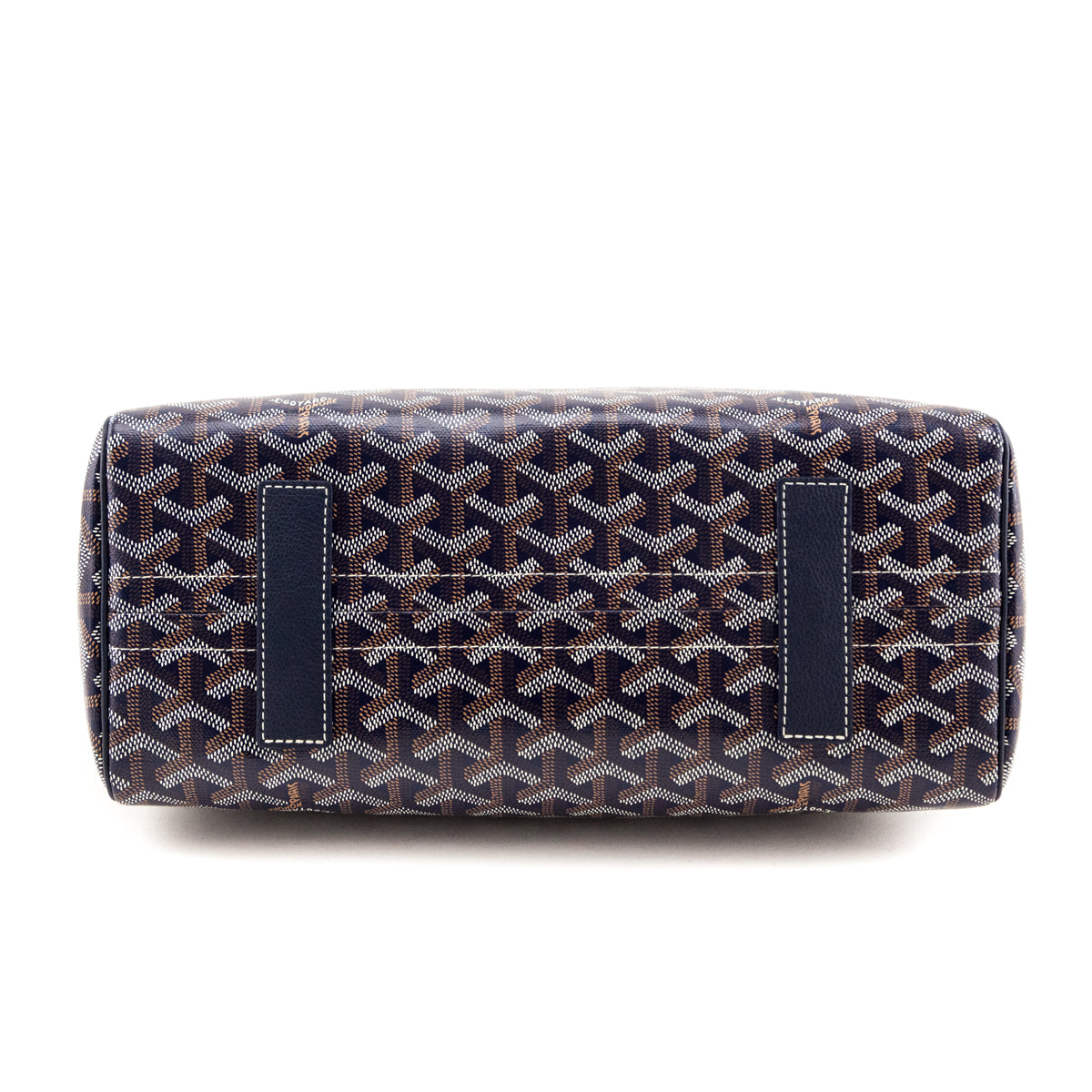 Goyard Navy Goyardine Rouette PM - Love that Bag etc - Preowned Authentic Designer Handbags Preloved Fashions