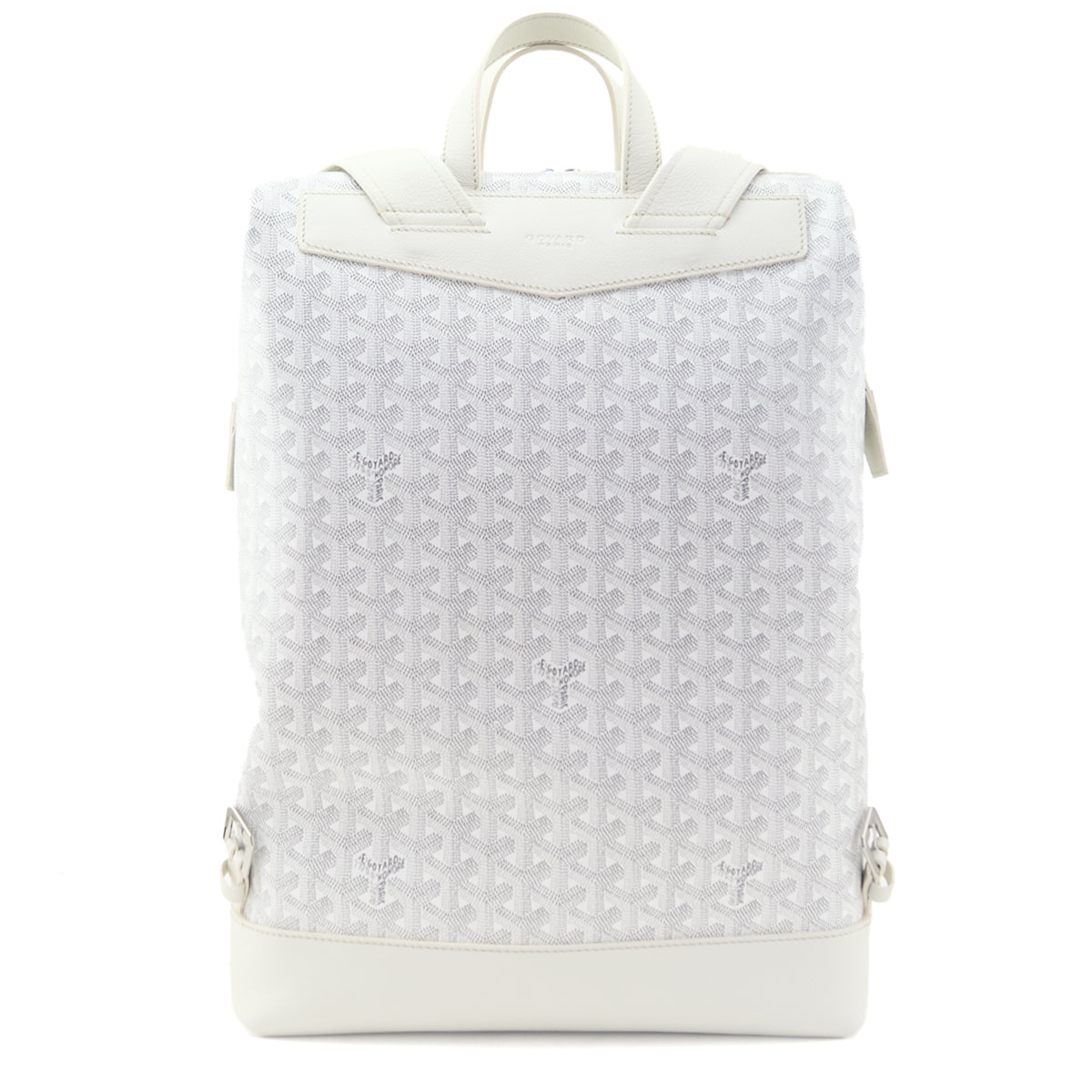 Goyard White Goyardine Calfskin Cisalpin Backpack - Love that Bag etc - Preowned Authentic Designer Handbags Preloved Fashions