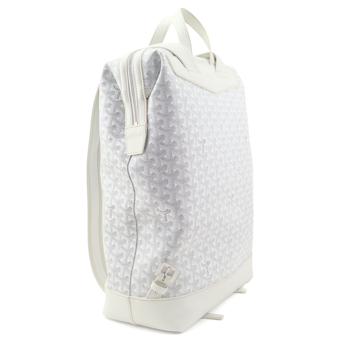 Goyard White Goyardine Calfskin Cisalpin Backpack - Love that Bag etc - Preowned Authentic Designer Handbags Preloved Fashions