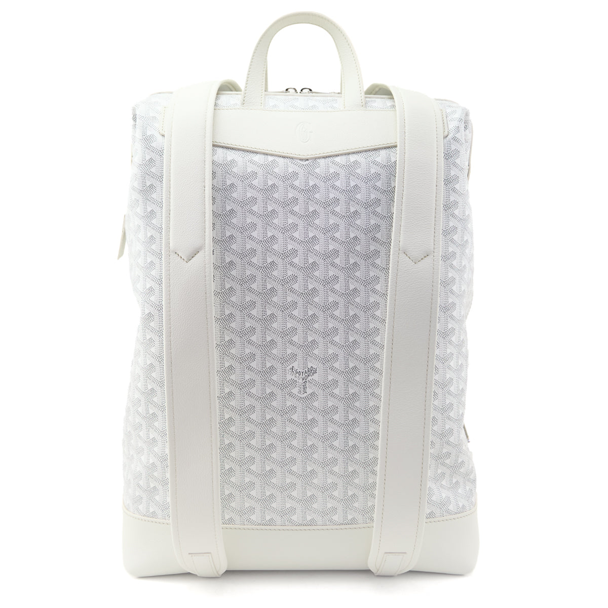 Goyard White Goyardine Calfskin Cisalpin Backpack - Love that Bag etc - Preowned Authentic Designer Handbags Preloved Fashions