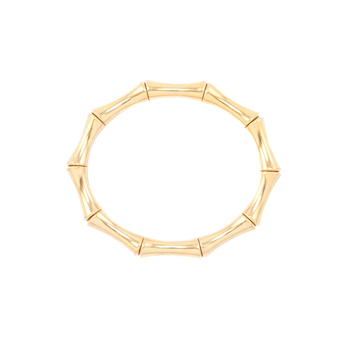 Gucci 18K Gold Stretch Bamboo Bangle - Love that Bag etc - Preowned Authentic Designer Handbags Preloved Fashions