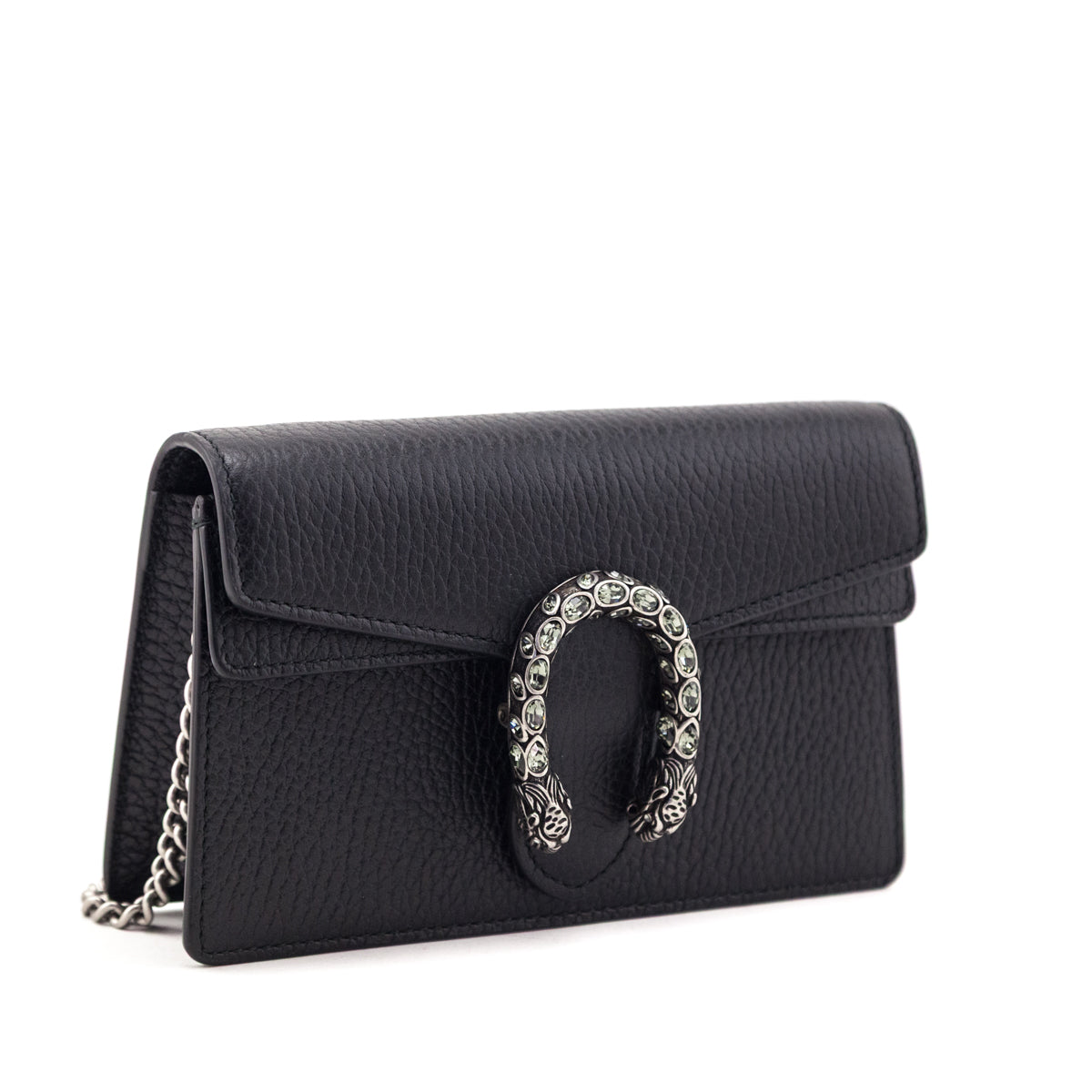 Gucci Black Leather Super Mini Dionysus - Love that Bag etc - Preowned Authentic Designer Handbags Preloved Fashions