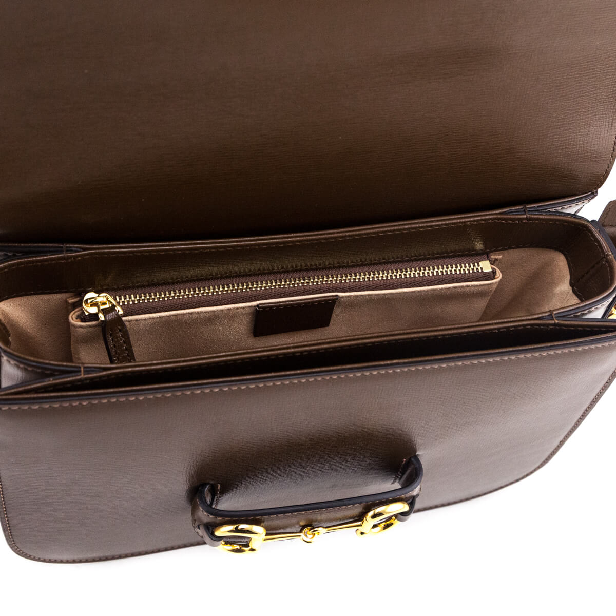 Gucci Brown Sugar Azalea Calfskin Horsebit 1955 Shoulder Bag - Love that Bag etc - Preowned Authentic Designer Handbags Preloved Fashions