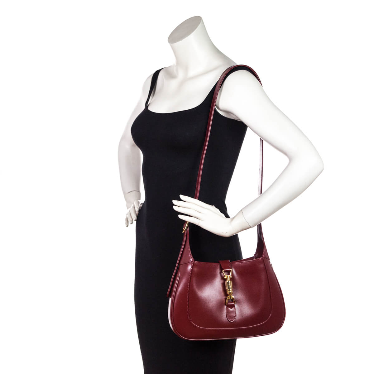 Gucci Cherry Red Calfskin Small Jackie 1961 Hobo - Love that Bag etc - Preowned Authentic Designer Handbags Preloved Fashions