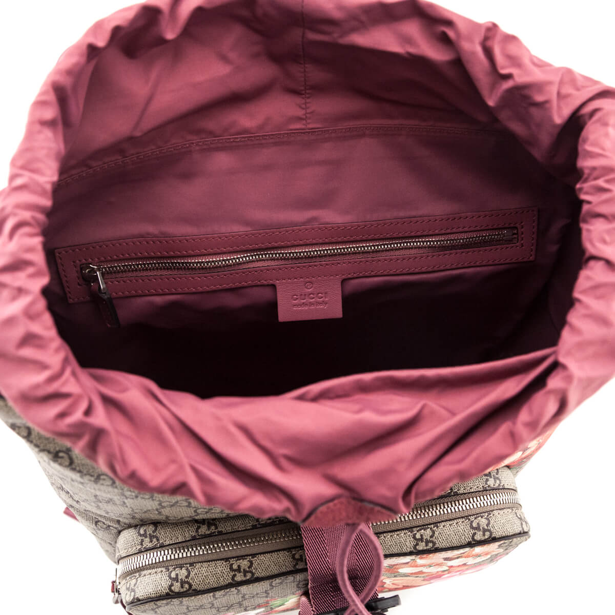 Gucci Dry Rose GG Supreme Monogram Blooms Backpack - Love that Bag etc - Preowned Authentic Designer Handbags Preloved Fashions