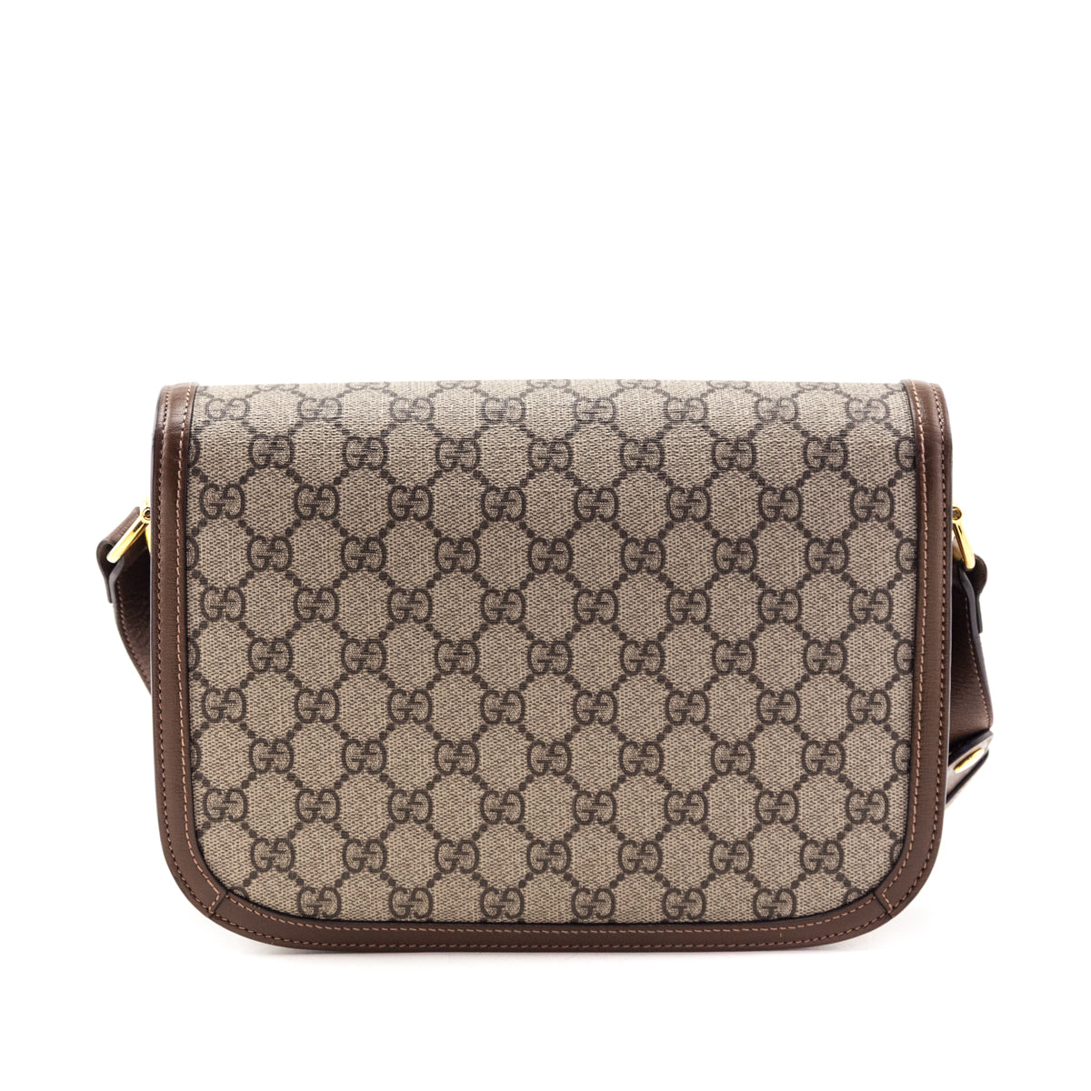 Gucci GG Supreme Monogram Horsebit 1955 Shoulder Bag - Love that Bag etc - Preowned Authentic Designer Handbags Preloved Fashions