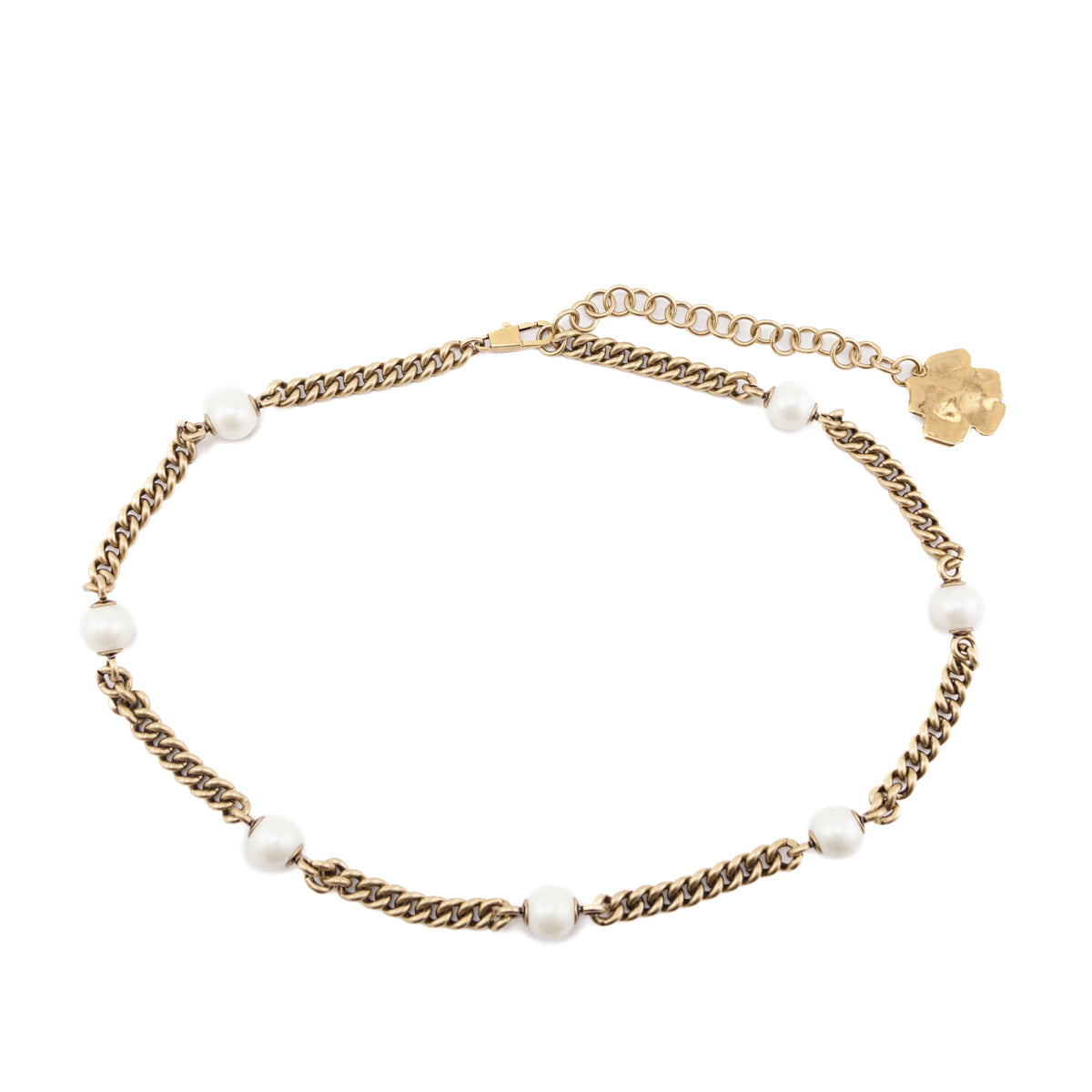 Gucci Gold-Tone and Faux Pearl Chain Belt - Love that Bag etc - Preowned Authentic Designer Handbags Preloved Fashions