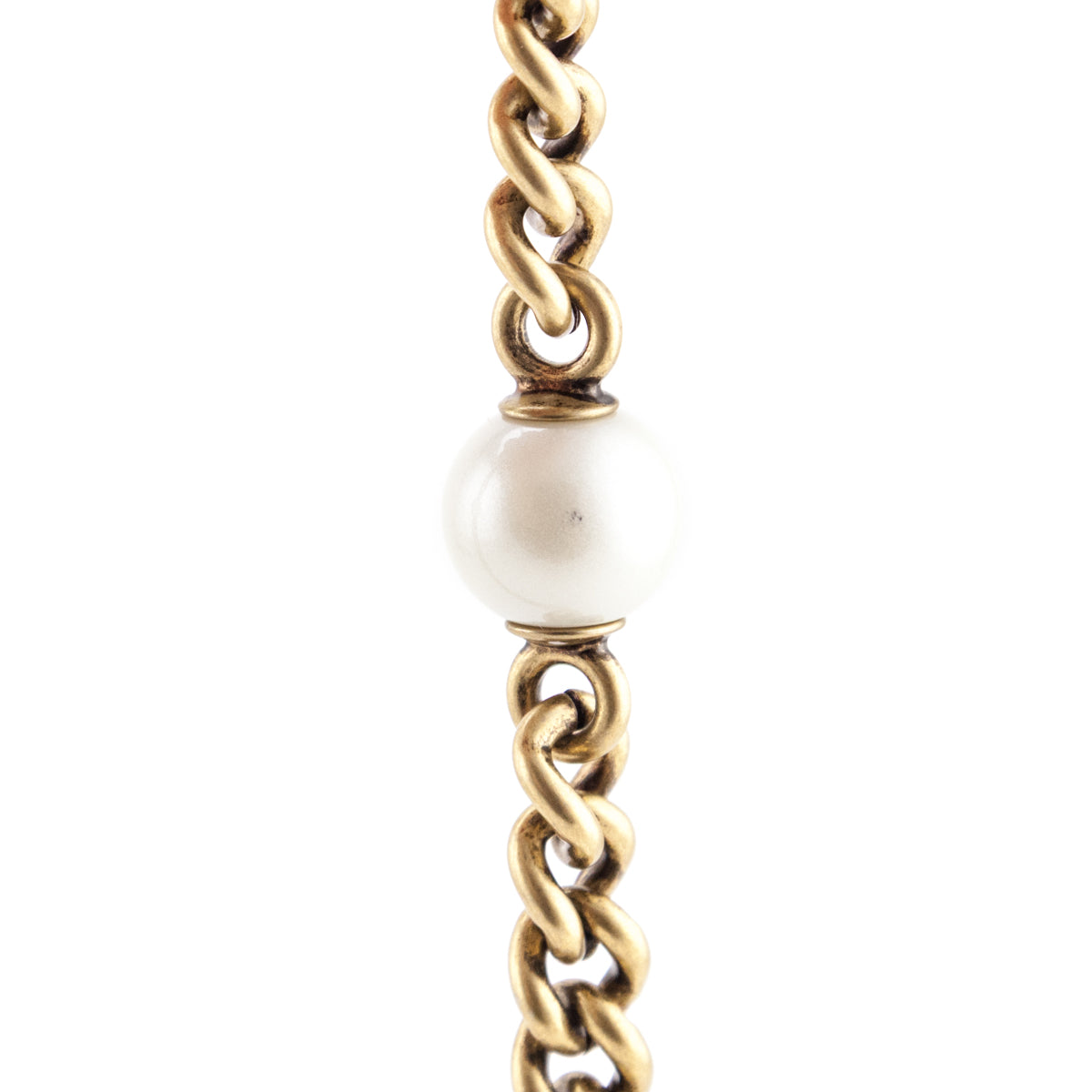 Gucci Gold-Tone and Faux Pearl Chain Belt - Love that Bag etc - Preowned Authentic Designer Handbags Preloved Fashions