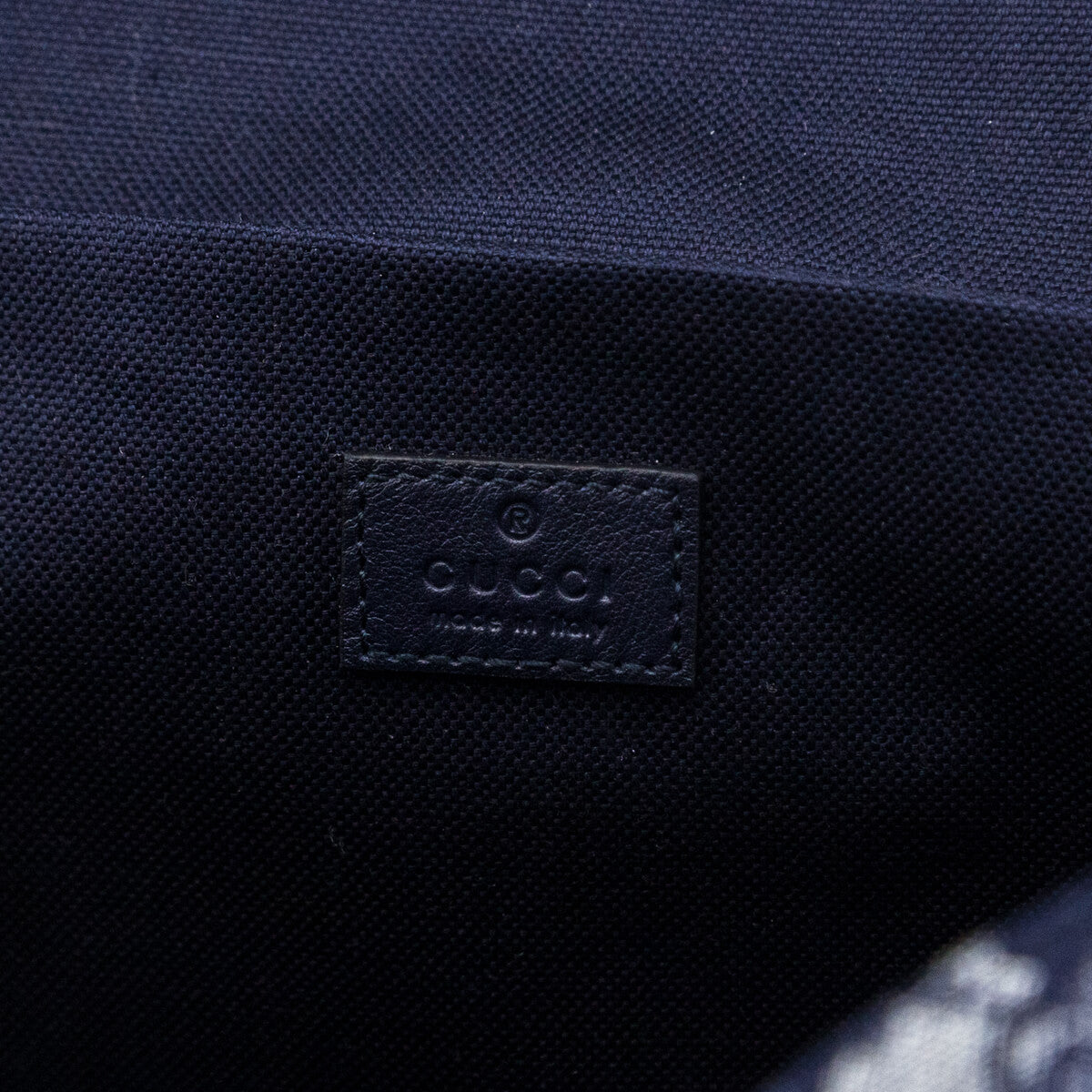 Gucci Navy Gucci GG Denim Large Backpack - Love that Bag etc - Preowned Authentic Designer Handbags Preloved Fashions