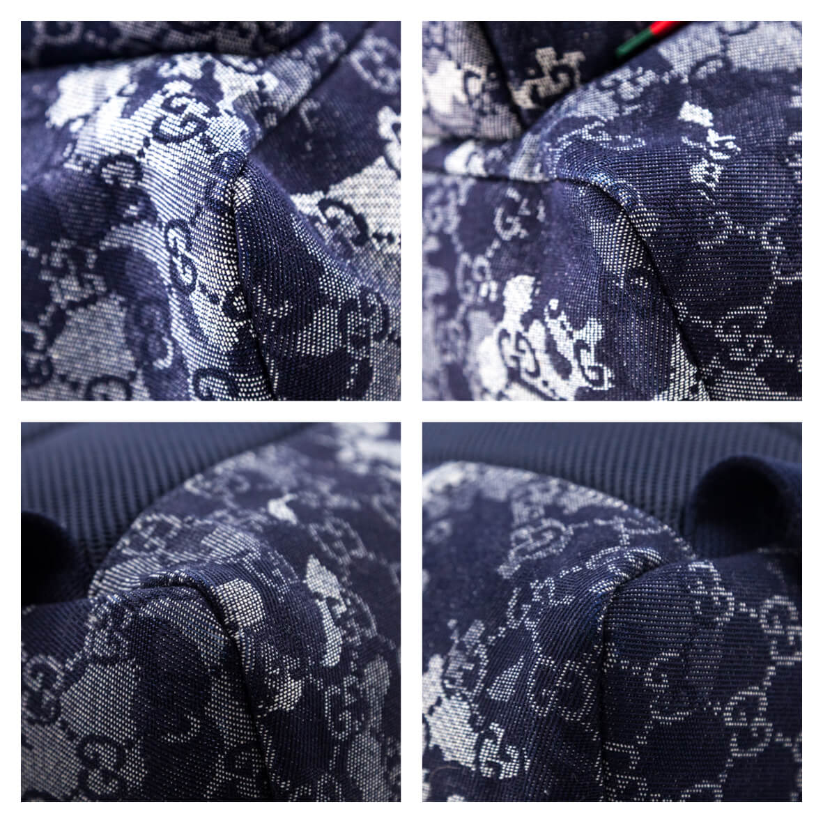 Gucci Navy Gucci GG Denim Large Backpack - Love that Bag etc - Preowned Authentic Designer Handbags Preloved Fashions