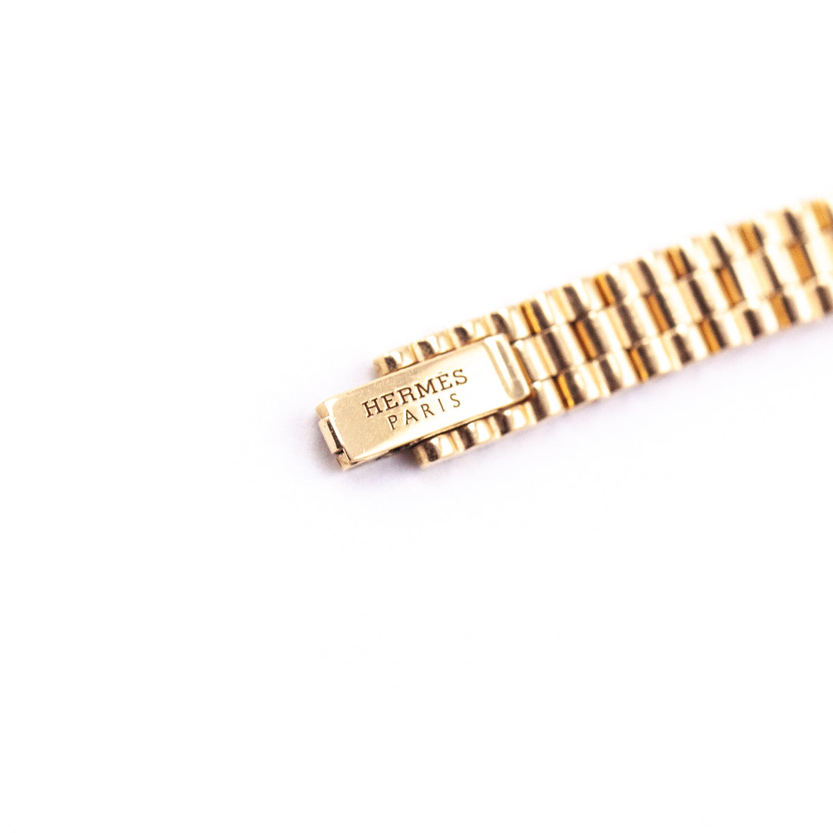 Hermes 18K Rose Gold Diamonds Mini Faubourg Watch - Love that Bag etc - Preowned Authentic Designer Handbags Preloved Fashions