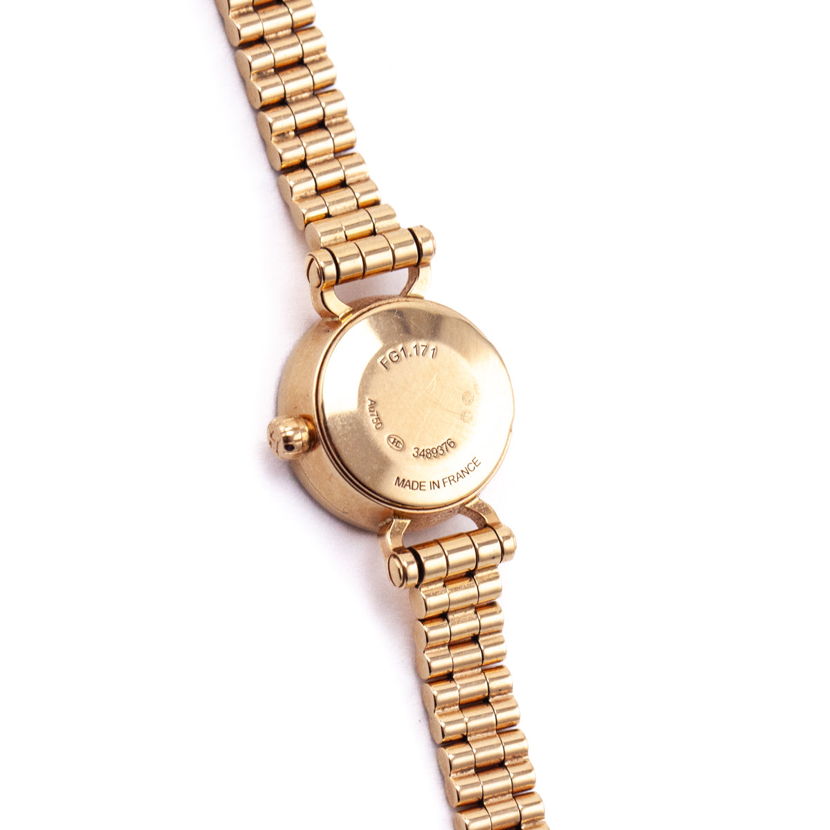 Hermes 18K Rose Gold Diamonds Mini Faubourg Watch - Love that Bag etc - Preowned Authentic Designer Handbags Preloved Fashions