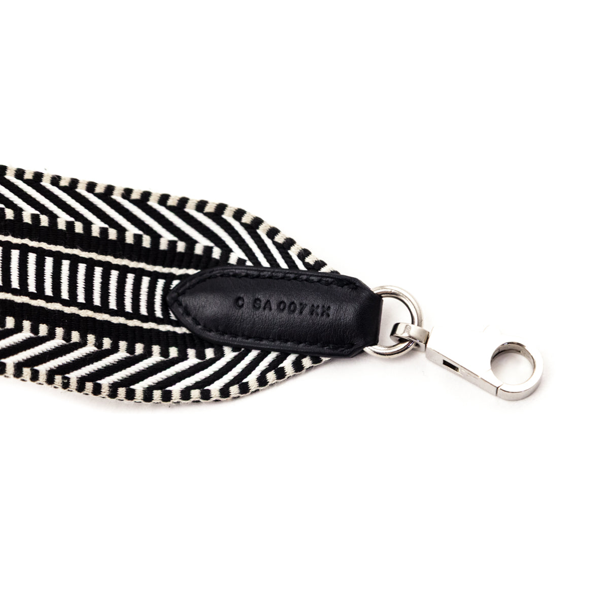 Hermes Black Ecru Sangle Cavale Bag Strap 50mm - Love that Bag etc - Preowned Authentic Designer Handbags Preloved Fashions