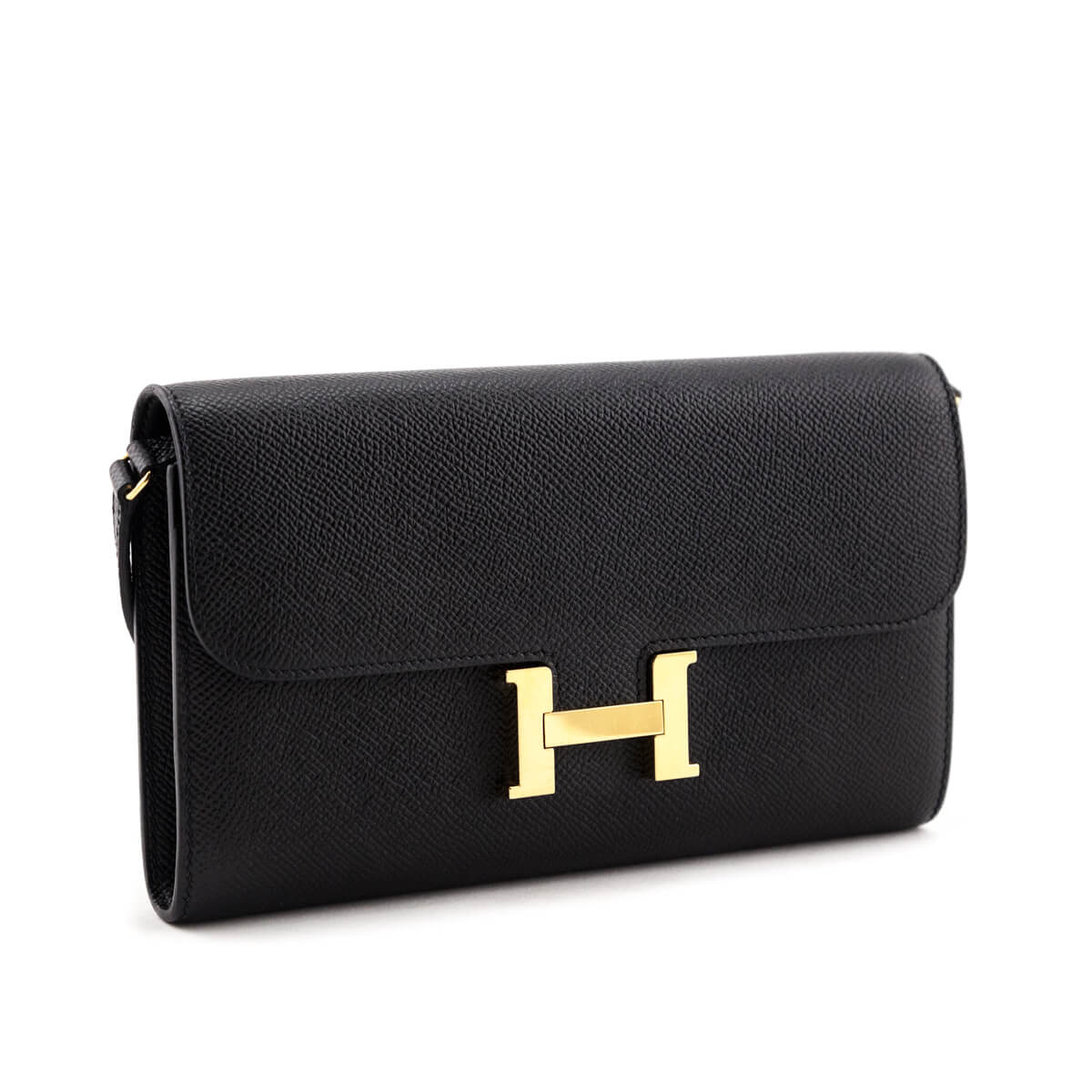 Hermes Black Epsom Constance Long To Go Wallet - Love that Bag etc - Preowned Authentic Designer Handbags Preloved Fashions
