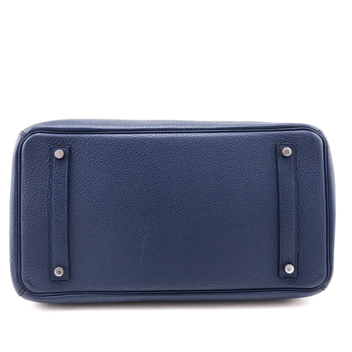 Hermes Bleu De Malte Taurillon Clemence Birkin 35 - Love that Bag etc - Preowned Authentic Designer Handbags Preloved Fashions