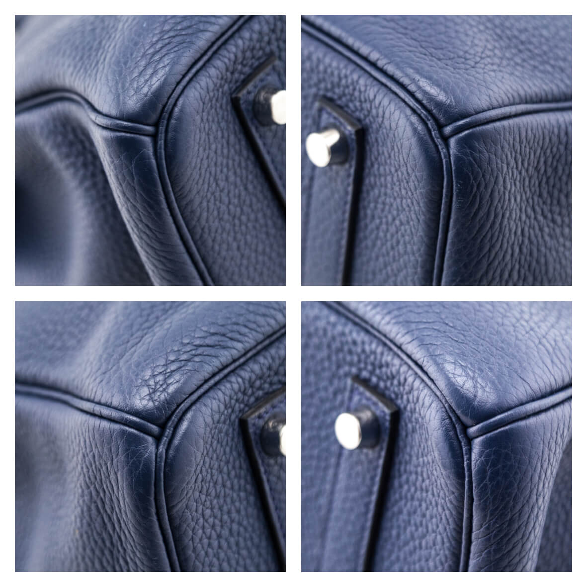Hermes Bleu De Malte Taurillon Clemence Birkin 35 - Love that Bag etc - Preowned Authentic Designer Handbags Preloved Fashions