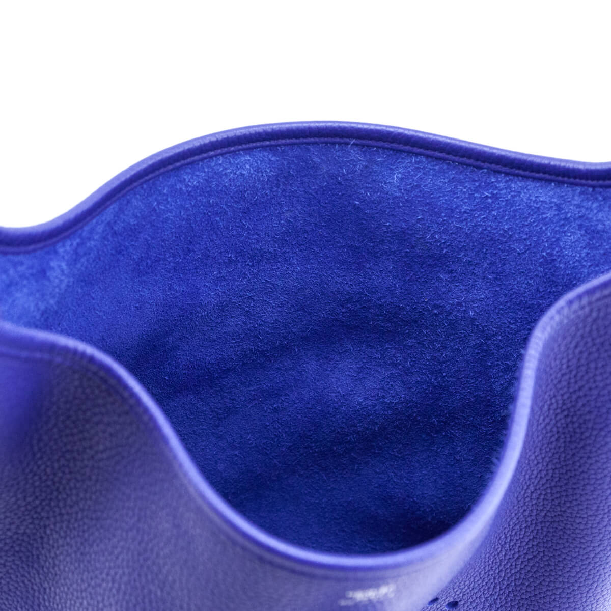 Hermes Bleu Royal Clemence Evelyne III GM - Love that Bag etc - Preowned Authentic Designer Handbags Preloved Fashions