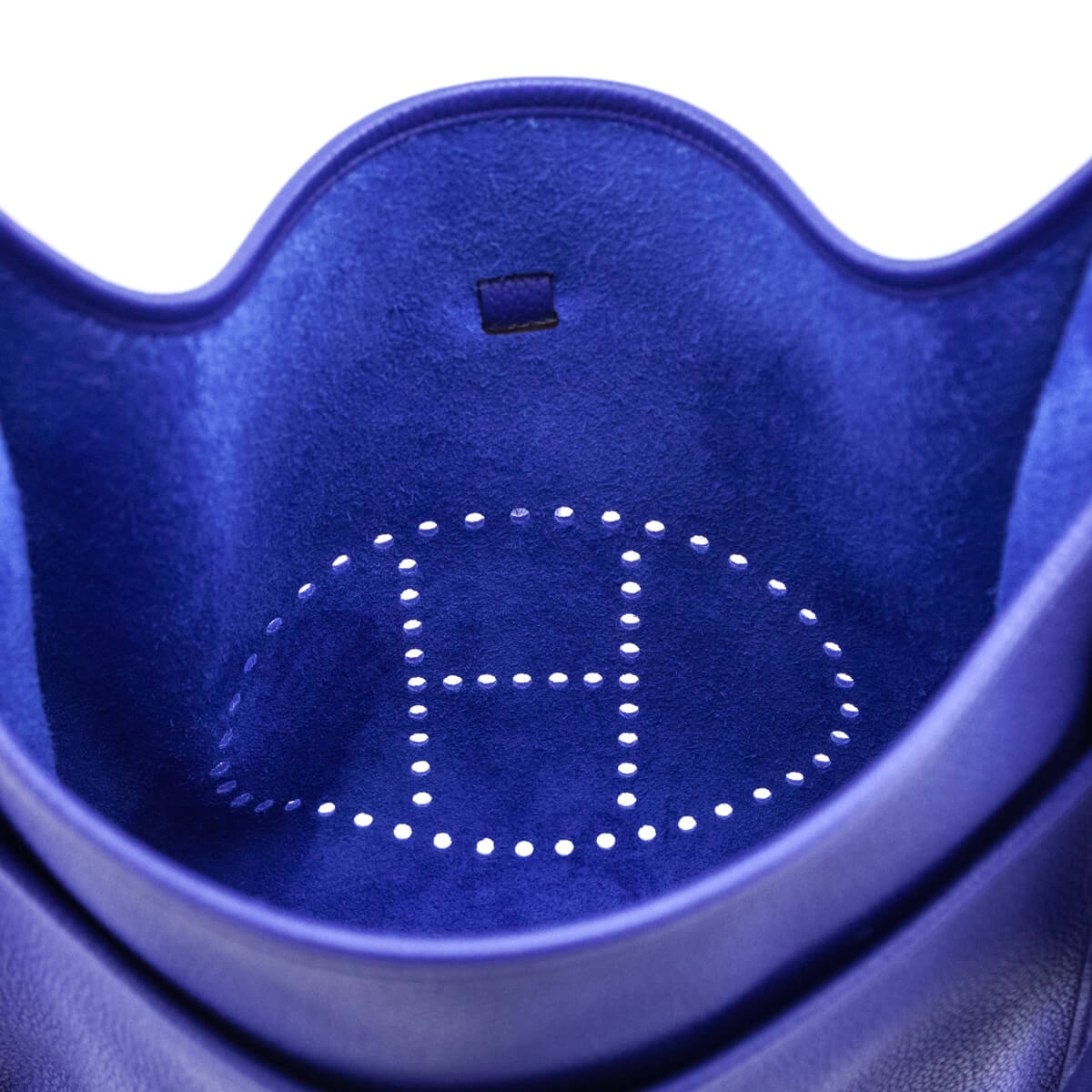 Hermes Bleu Royal Clemence Evelyne III GM - Love that Bag etc - Preowned Authentic Designer Handbags Preloved Fashions