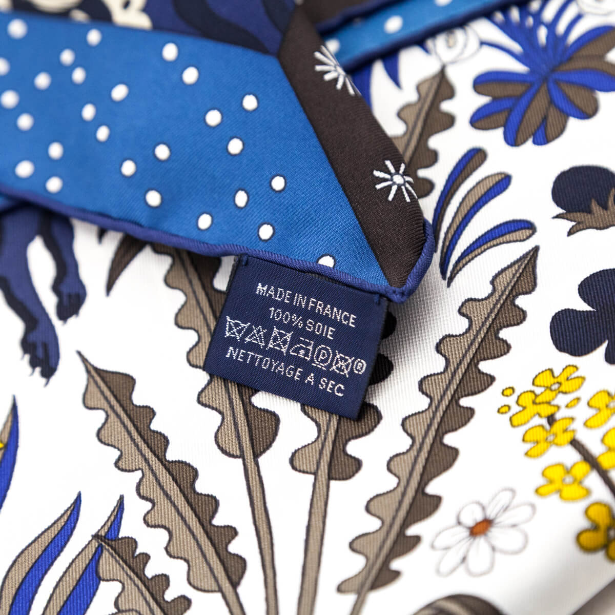 Hermes Blue Le Premier Chant Silk Scarf 90 - Love that Bag etc - Preowned Authentic Designer Handbags Preloved Fashions