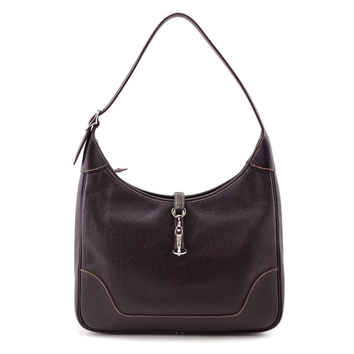 Hermes Brown Buffalo Skipper Trim II 31 - Love that Bag etc - Preowned Authentic Designer Handbags Preloved Fashions