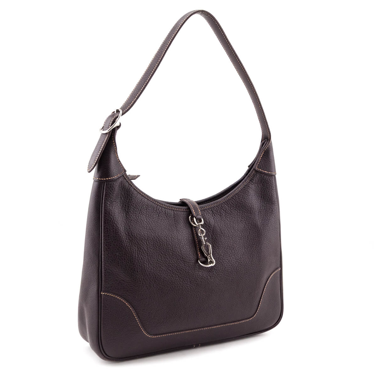 Hermes Brown Buffalo Skipper Trim II 31 - Love that Bag etc - Preowned Authentic Designer Handbags Preloved Fashions