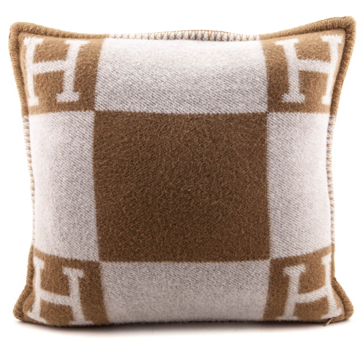 Hermes Camel Ecru Avalon Pillow - Love that Bag etc - Preowned Authentic Designer Handbags Preloved Fashions
