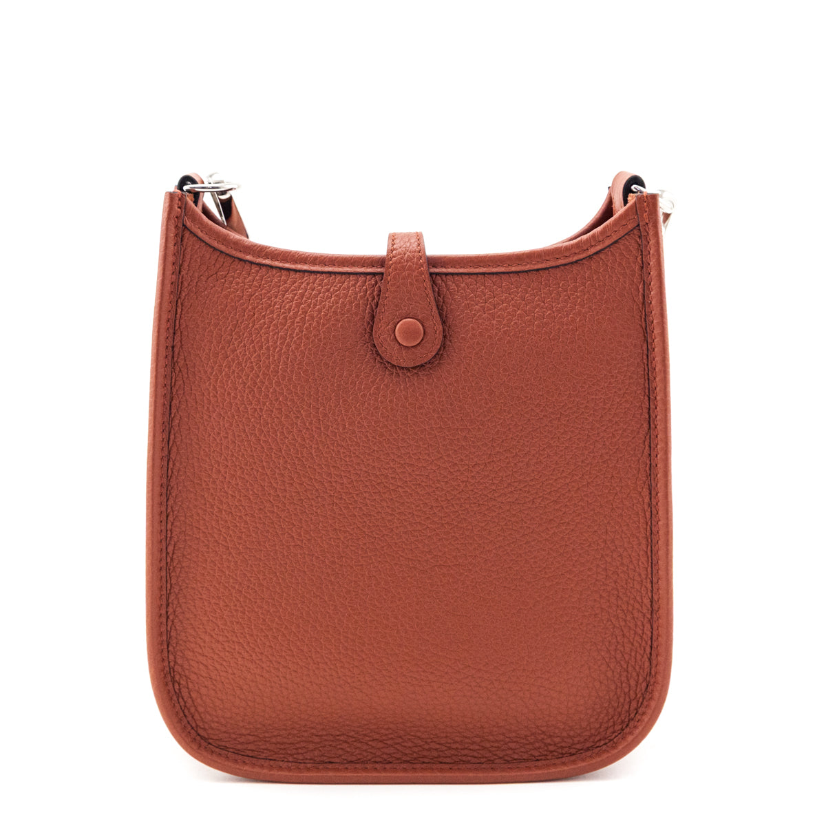 Hermes Cuivre Clemence Amazone Evelyne TPM - Love that Bag etc - Preowned Authentic Designer Handbags Preloved Fashions