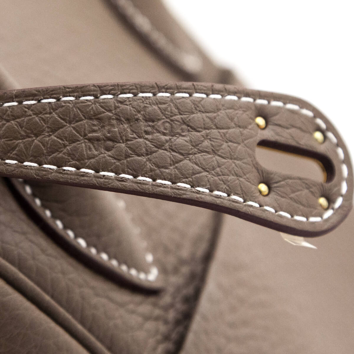 Hermes Etoupe Taurillon Clemence Lindy 26 - Love that Bag etc - Preowned Authentic Designer Handbags Preloved Fashions