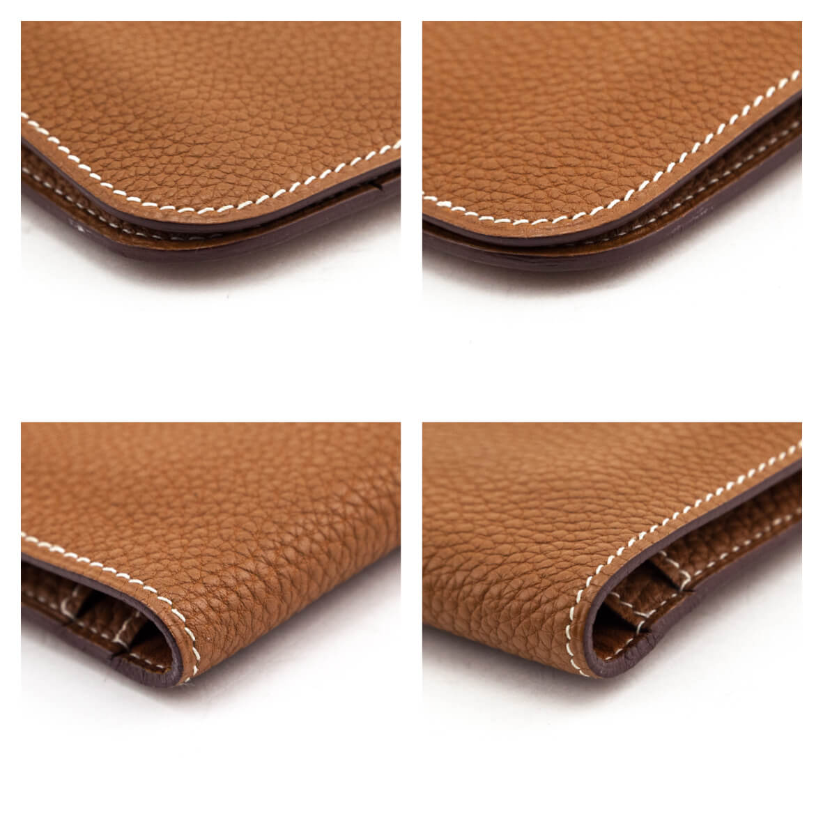 Hermes Gold Clemence Vintage Dogon Duo Wallet - Love that Bag etc - Preowned Authentic Designer Handbags Preloved Fashions