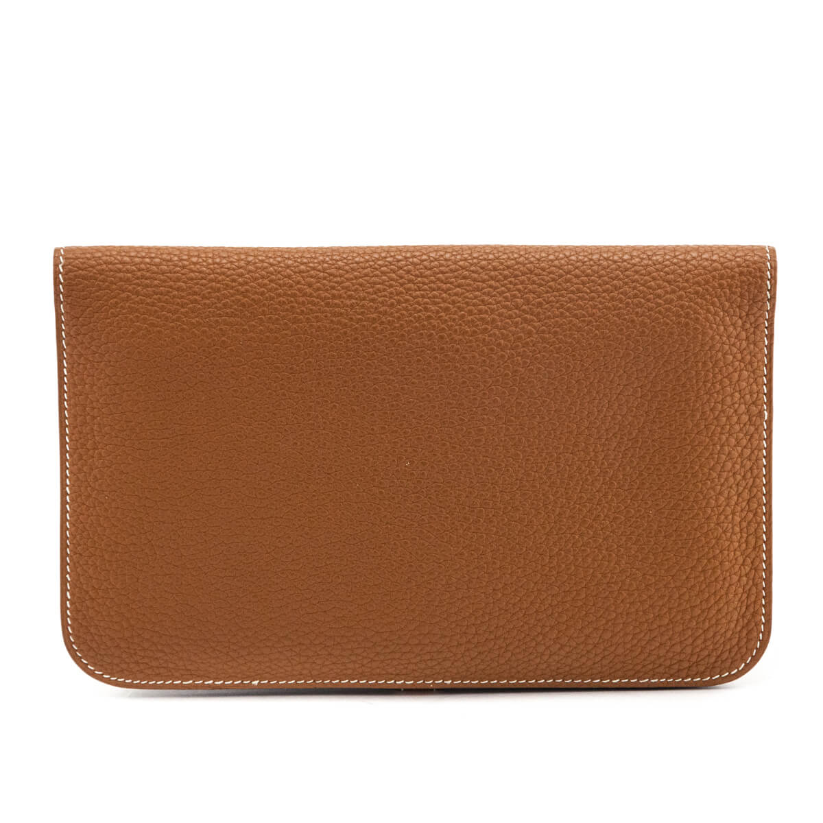 Hermes Gold Clemence Vintage Dogon Duo Wallet - Love that Bag etc - Preowned Authentic Designer Handbags Preloved Fashions