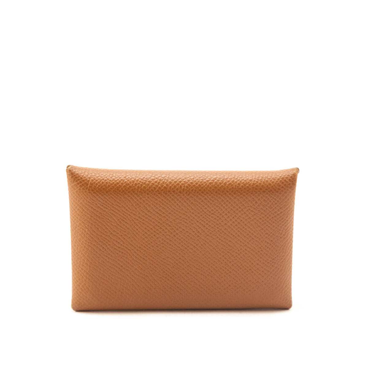 Hermes Gold Epsom Calvi Card Case - Love that Bag etc - Preowned Authentic Designer Handbags Preloved Fashions